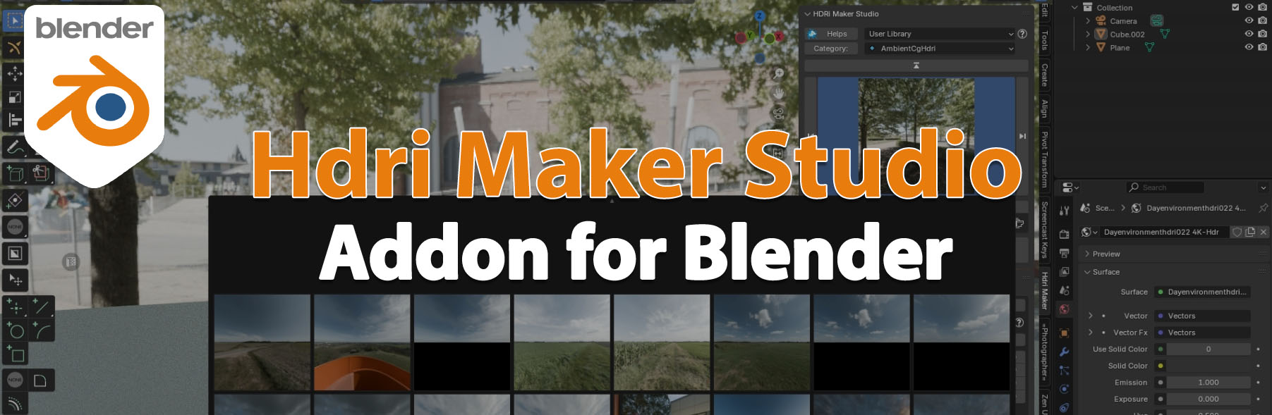 HDRi Maker Studio Addon: Revolutionizing Lighting in Blender - LEARN 3D ...