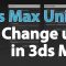 3ds max unit setup
