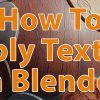 How To Apply Texture In Blender 5.0
